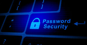 Password Security key on keyboard