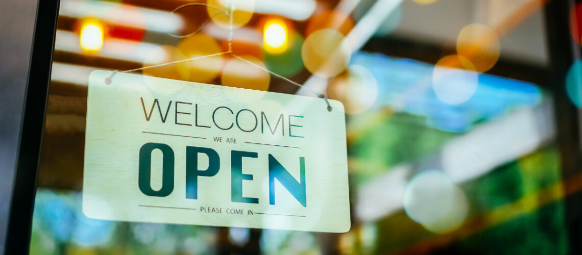 Welcome sign