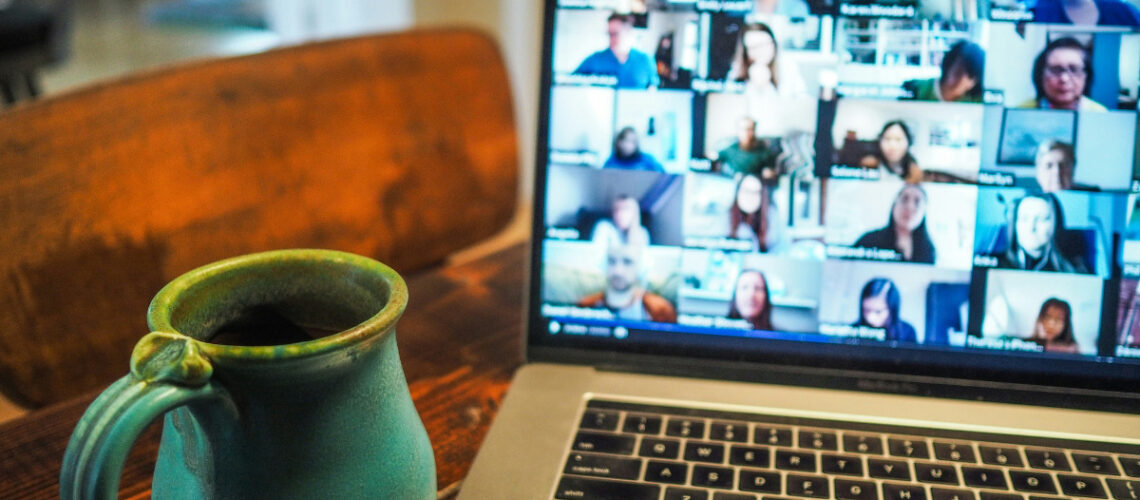 people on a video call