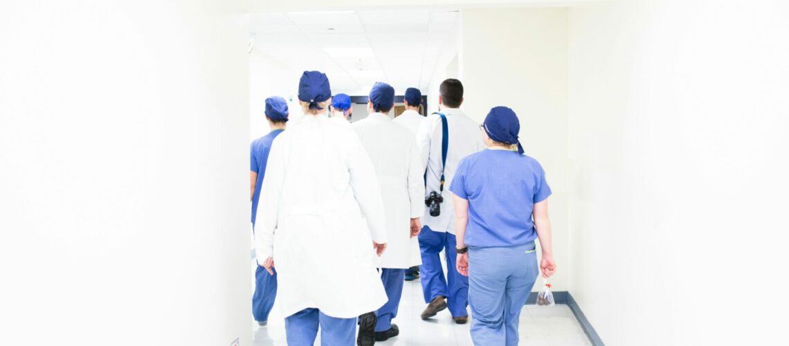 doctors in a hallway